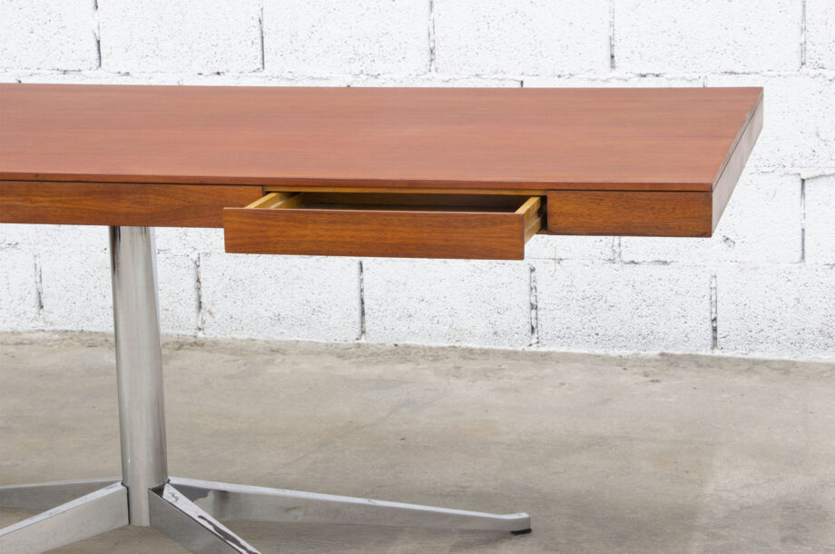 table-vintage-executive-knoll-teak-teck-2085-tiroirs