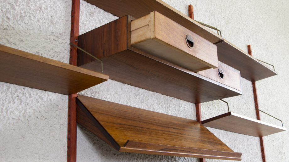 bibliothèque-vintage-scandinave-wall-unit-Hansen-Guldborg-palissandre-rosewood-poul-cadovius-kai-kristiansen-danish-danoise-modern-étagères-9