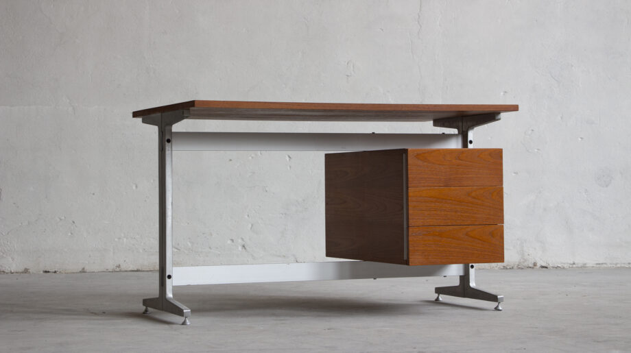 bureau-vintage-desk-etienne-fermigier-sentou-jer-teck-aluminium-midcentury-meuble-lyon-old-design-disderot-10