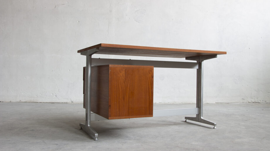 bureau-vintage-desk-etienne-fermigier-sentou-jer-teck-aluminium-midcentury-meuble-lyon-old-design-disderot-4