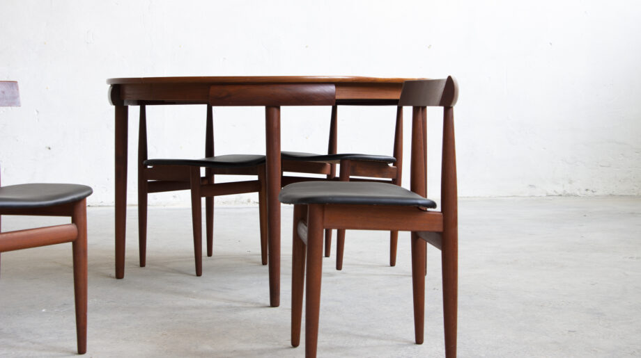 table-scandinave-chaises-vintage-lyon-hans-olsen-roundette-danoise-frem-rojle-teck-danish-modern-scanidnavian-teak-midcentury-dining-old-design-paris-XX-mobilier-meuble-Chaise-chair-8