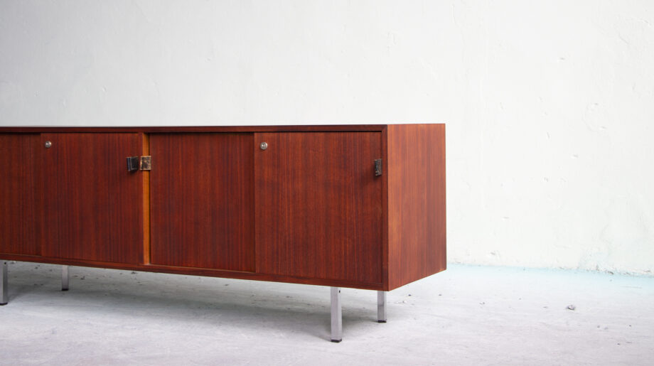 enfilade-sideboard-vintage-knoll-florence-international-teck-teak-walnut-noyer-moderniste-moderne-credenza-old-design-lyon-paris-4