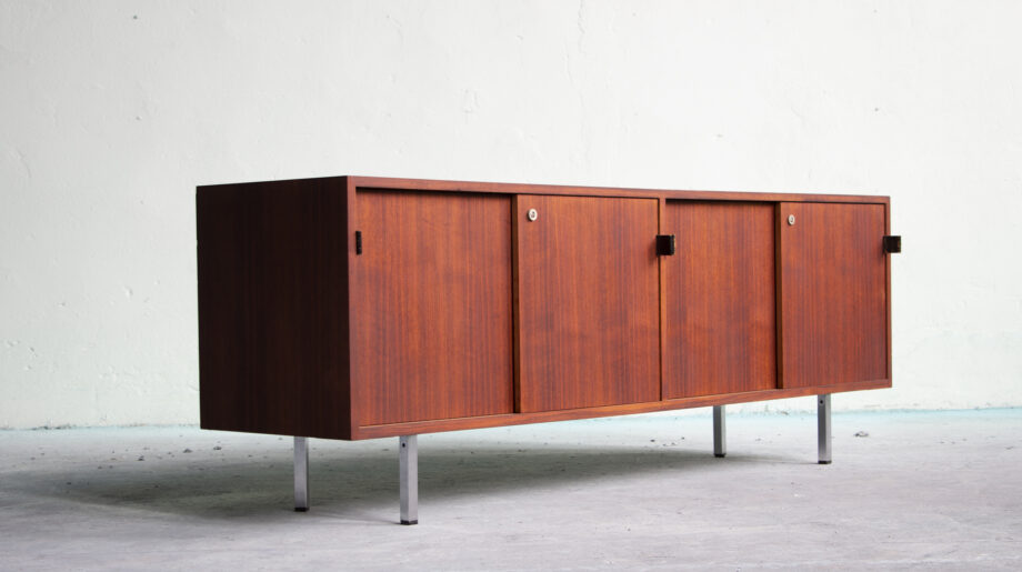 enfilade-sideboard-vintage-knoll-florence-international-teck-teak-walnut-noyer-moderniste-moderne-credenza-old-design-lyon-paris-10