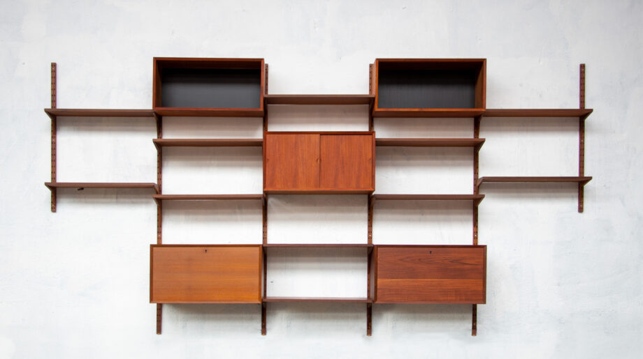 Bibliothèque-scandinave-danoise-vintage-poul-cadovius-cado-royal-teck- teak-rio-wall-unit-regal-system-reolsystem-etagere-danish-modern-scandinavian-old-design-lyon-bookcase-paris-danish-modern-midcentury-genève-berlin-shelving-shelf