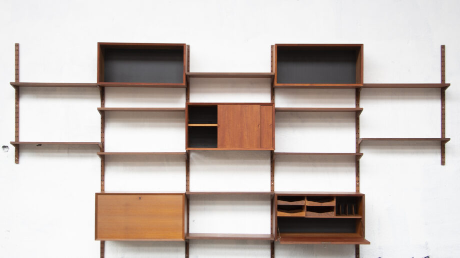 Bibliothèque-scandinave-danoise-vintage-poul-cadovius-cado-royal-teck- teak-rio-wall-unit-regal-system-reolsystem-etagere-danish-modern-scandinavian-old-design-lyon-bookcase-paris-danish-modern-midcentury-genève-1