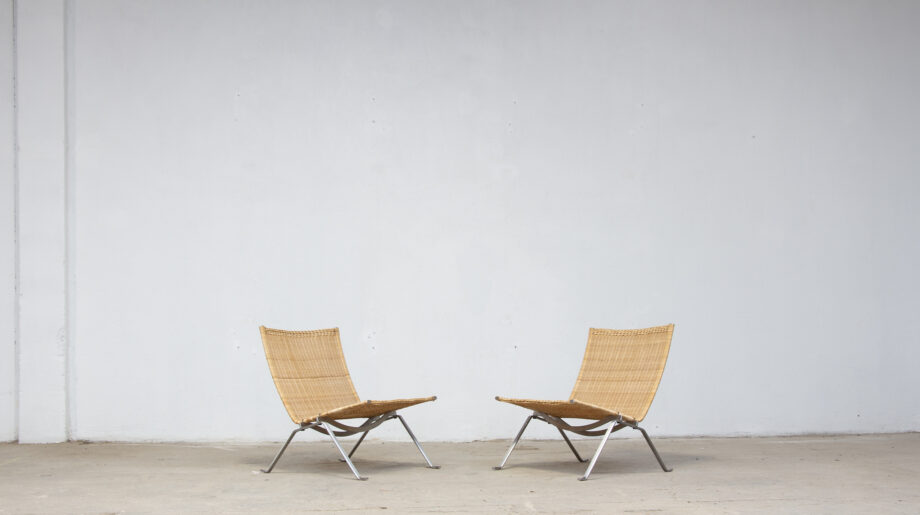 fauteuil-vintage-poul-Kjærholm -kjaerholm-pk-22-chair-fritz-hansen-danish-modern-midcentury-old-design