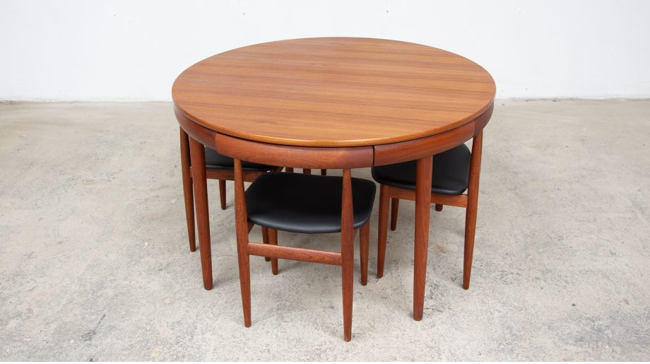 table-scandinave-chaises-vintage-lyon-hans-olsen-roundette-danoise-frem-rojle-teck-danish-modern-scanidnavian-teak-midcentury-dining-old-design-XX-mobilier-meuble