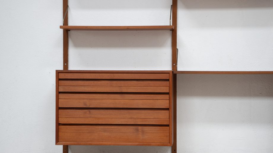 old-design-bibliothèque-scandinave-vintage-poul-cadovius-Cado-royal-system-teck-danish-wall-unit