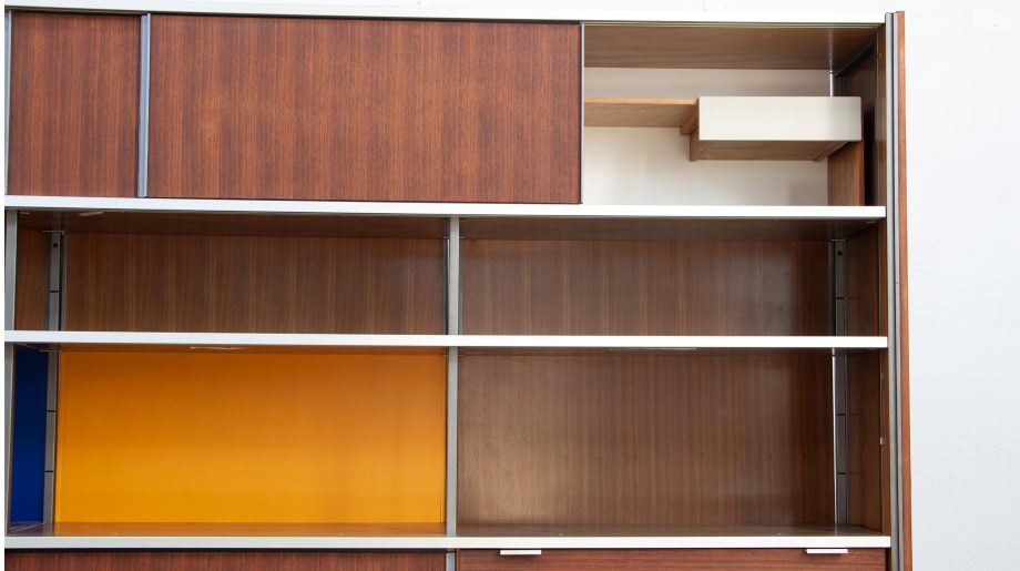 bibliothèque-vintage-bookcase-midcentury-georges-frydman-efa-teck-old-design-lyon-wall-unit-shelving-noyer-walnut