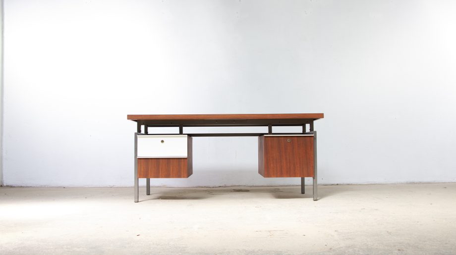 bureau-direction-executive-vintage-georges-frydman-efa-desk-midcentury-acajou-stratifié-french-old-design-ölddesign