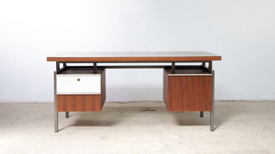 bureau-direction-executive-vintage-georges-frydman-efa-desk-midcentury-acajou-stratifié-french-old-design-ölddesign