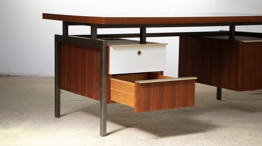 bureau-direction-executive-vintage-georges-frydman-efa-desk-midcentury-acajou-stratifié-french-old-design-ölddesign