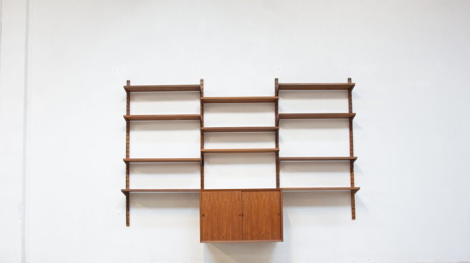 Bibliothèque-bookcase-wall-unit-danish-danoise-vintage-poul-cadovius-cado-system-teck-teak-ölddesign-scandinave