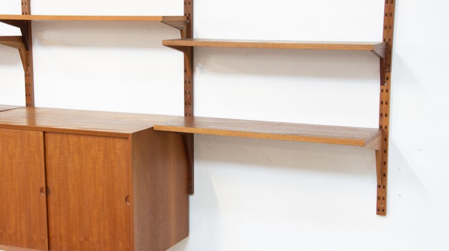 Bibliothèque-bookcase-wall-unit-danish-danoise-vintage-poul-cadovius-cado-system-teck-teak-ölddesign-scandinave