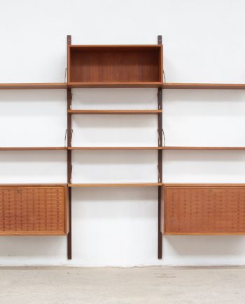 old-design-bibliothèque-scandinave-vintage-poul-cadovius-Cado-royal-system-teck-danish-wall-unit