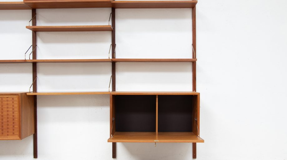 old-design-bibliothèque-scandinave-vintage-poul-cadovius-Cado-royal-system-teck-danish-wall-unit