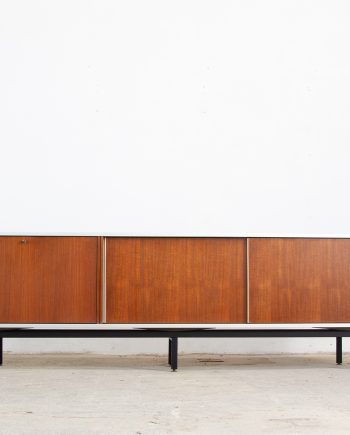 enfilade-vintage-sideboard-midcentury-georges-frydman-efa-teck-teak-ölddesign-lyon-france-design-french