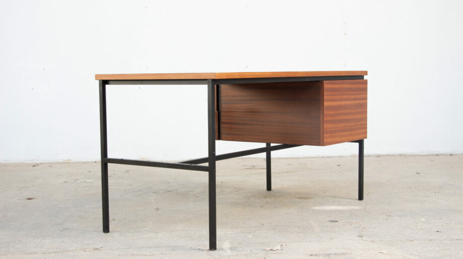 bureau-vintage-desk-pierre-guariche-arp-minivielle-acajou-ölddesign-french