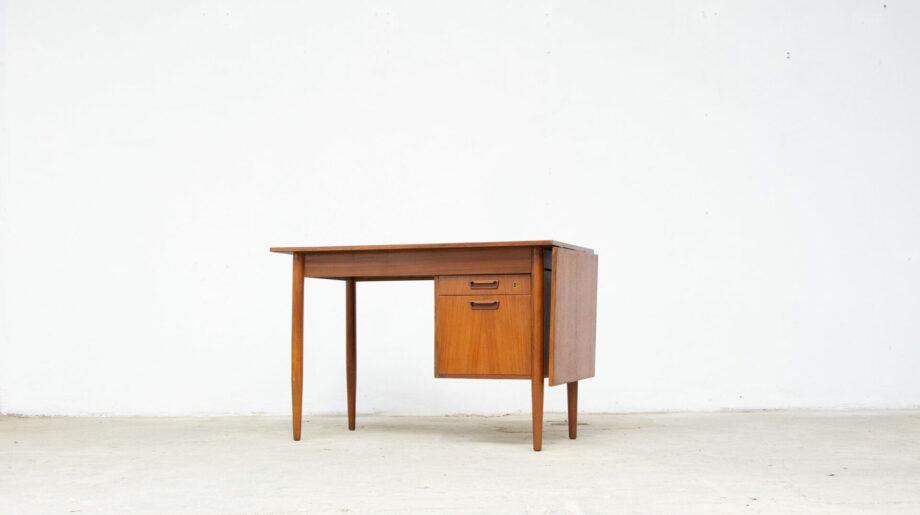 bureau-vintage-Gunnar-Nielsen-Tibergaard-danois-teck-scandinave-desk-danish-teak-ölddesign