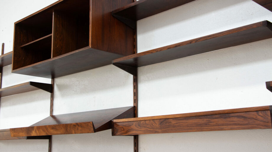 Bibliothèque-scandinave-danoise-vintage-FM-Kai-Kristiansen-danish-modern-wall-unit-ölddesign-midcentury-shelving-bookcase-palissandre-rio-rosewood-palisander