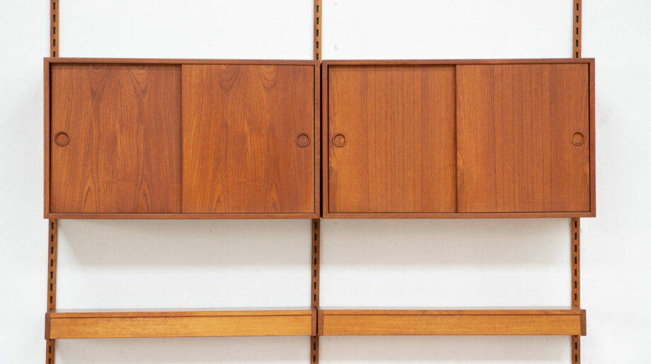 Bibliothèque-scandinave-danoise-vintage-FM-Kai-Kristiansen-danish-modern-wall-unit-ölddesign-midcentury-shelving-bookcase-teck-teak