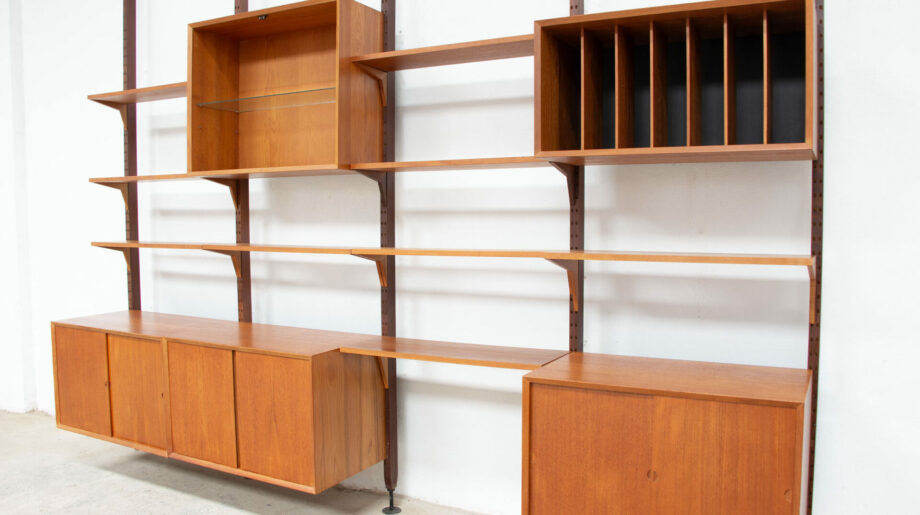 Bibliothèque-wall-unit-danish-danoise-vintage-poul-cadovius-royal-system-teck-teak-olddesign-cado-claustra-sol-plafond-room-divider-rare-shelving