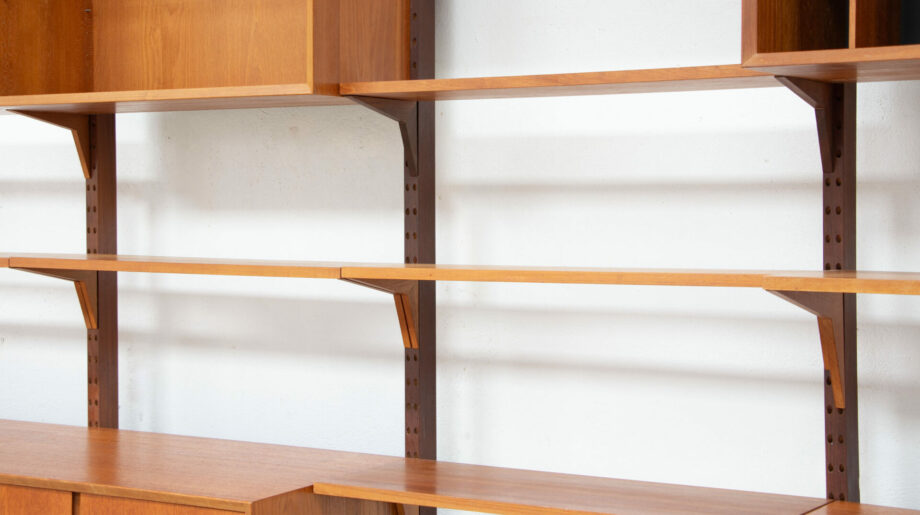 Bibliothèque-wall-unit-danish-danoise-vintage-poul-cadovius-royal-system-teck-teak-olddesign-cado-claustra-sol-plafond-room-divider-rare-shelving