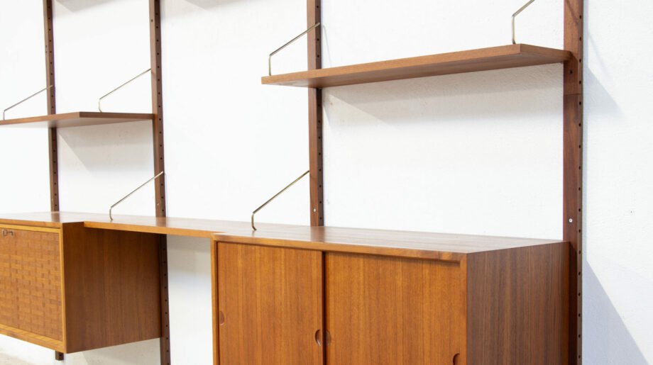 olddesign-bibliothèque-scandinave-vintage-poul-cadovius-Cado-royal-system-teck-danish-wall-unit